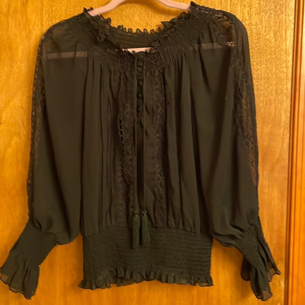 NWOT - sheer blouse